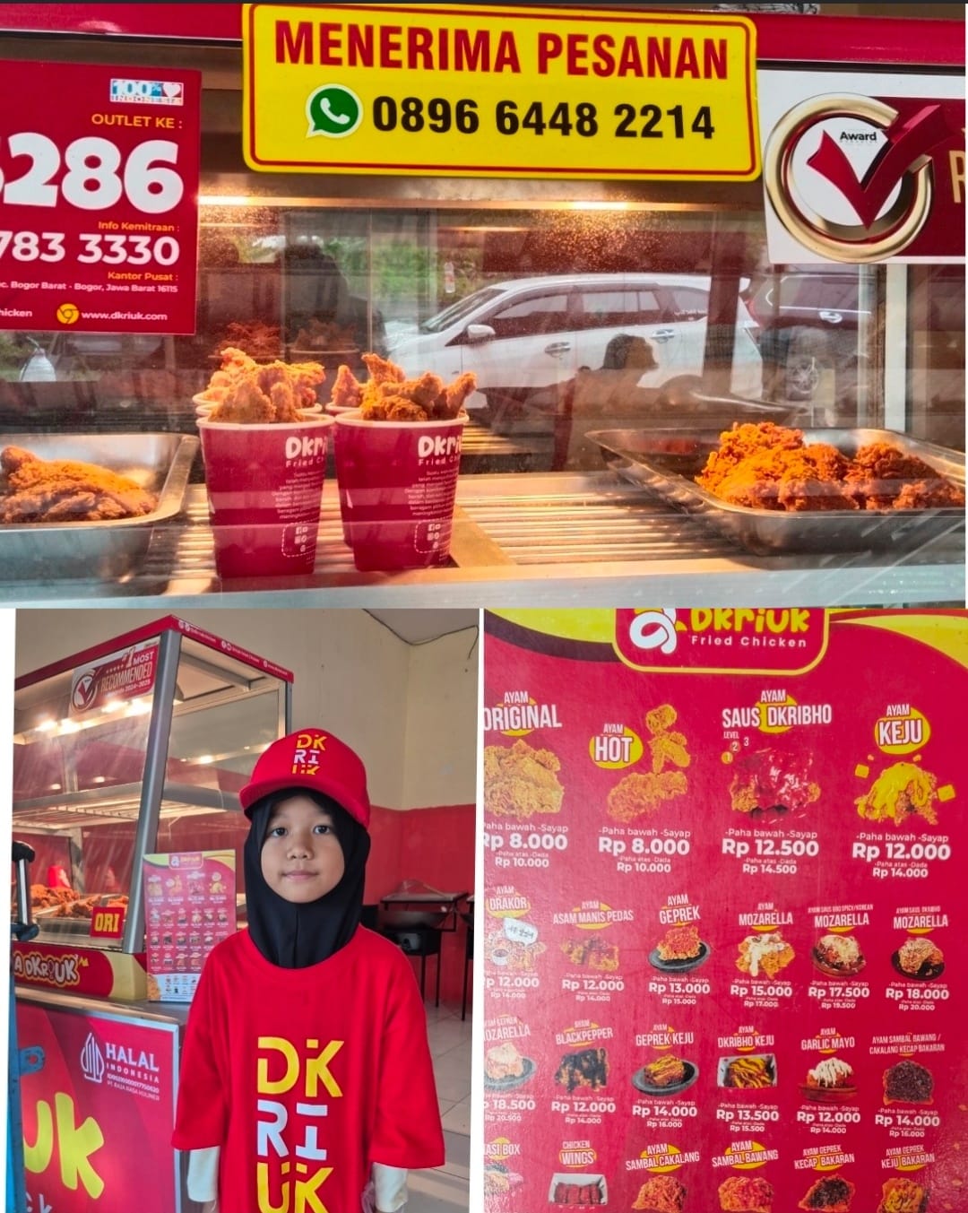 Fried Chicken D'Kriuk Telah Hadir Di Jalan Habib Keling Pringgacala Karangampel Indramayu